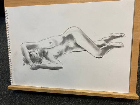 life model sketches in cardiff