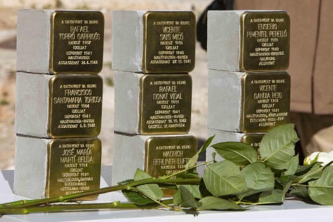 Cubos del Proyecto Stolpersteine