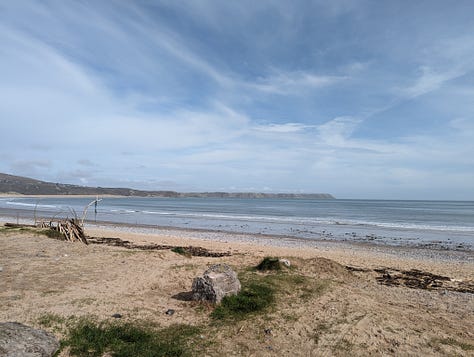 touring the gower peninsula, multiple views