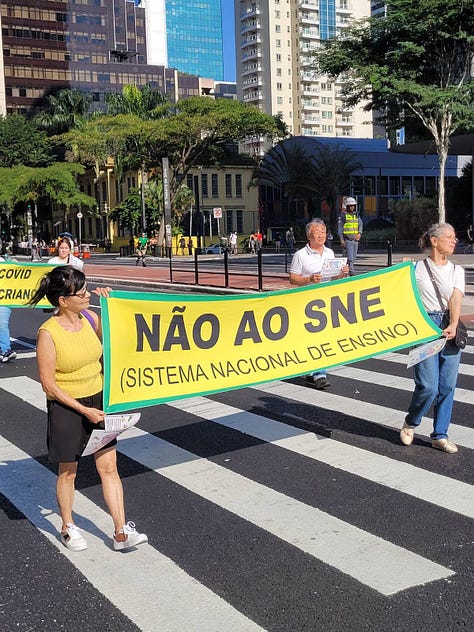 A Luta pelas crianças e pelo futuro do Brasil não podem parar!