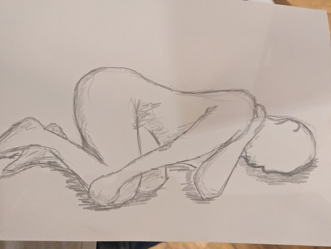 life drawing sketches of a nude male in cardiff