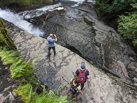 guided walk brecon beacons waterfalls