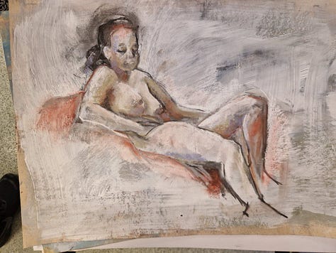 nude female life drawing cardiff  cowbridge