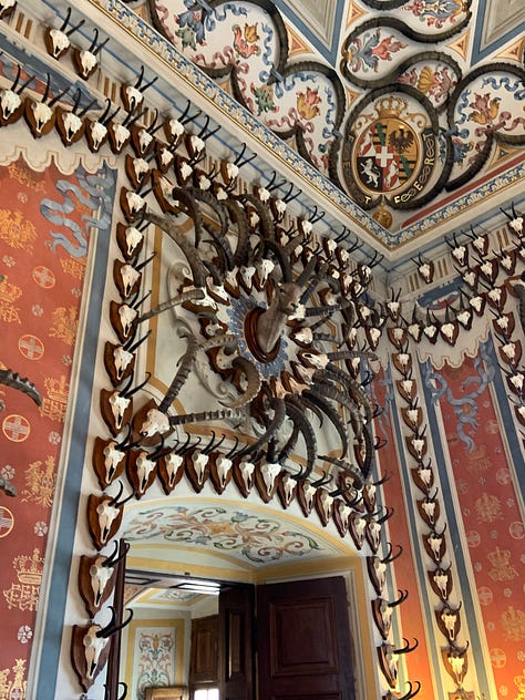 Real Castle of Sarre, Aosta Valley, Italy, hunting lodge of Savoy