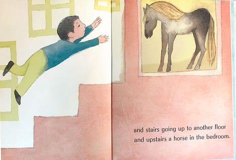 Pages from I Want to Paint My Bathroom Blue by Ruth Krauss and Maurice Sendak