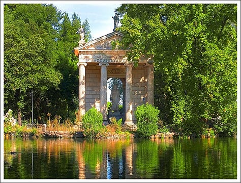 Reconstruction of the interior, altar and statue of temple of Asklēpiós  at Epidaurus 