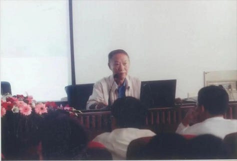Zhu Senyuan at the National University of Defense Technology at the Xichang Satellite Launch Center.