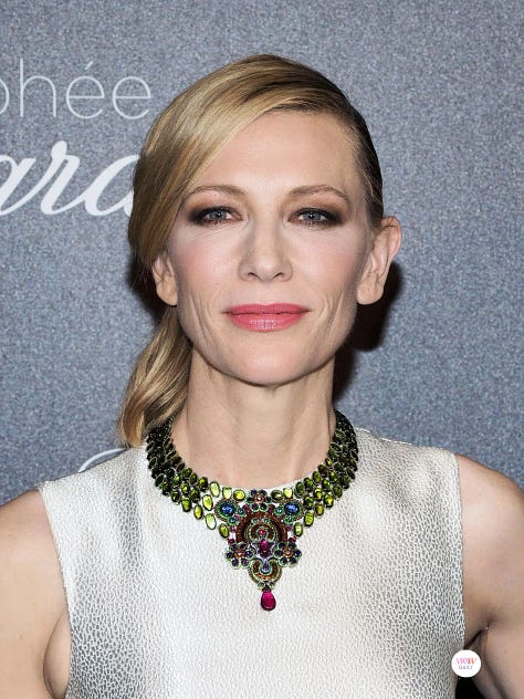 Cate Blanchett high jewellery red carpet appearances 