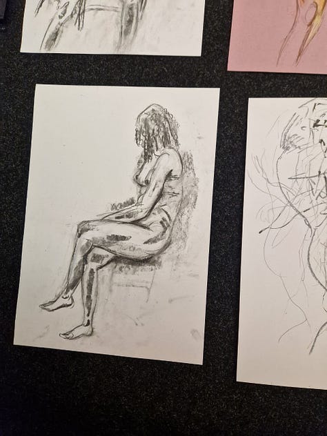 life drawings from aberdare cardiff life models