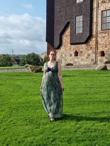 Foto's aan het meer en bij het slot van Kolding in Denemarken