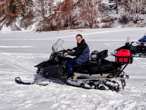 Winter activities on Baikal