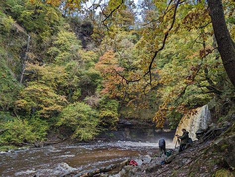 guided waterfall walk brecon beacons