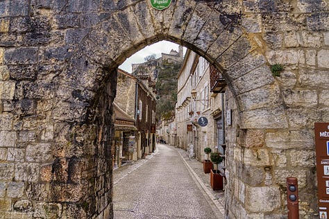 The Lower Town of Rocamadour