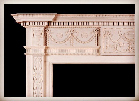 The history of the Adam's fireplace at Fox Barton