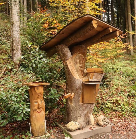 Drinks stations in the Black Forest