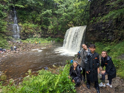 guided walk brecon beacons waterfalls