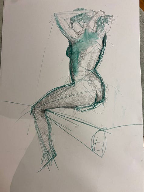 nude model life drawing