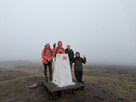 mountain walk in the brecon beacons