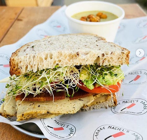 Plant-based meats and cheeses in Los Angeles at Marciel's in Highland park