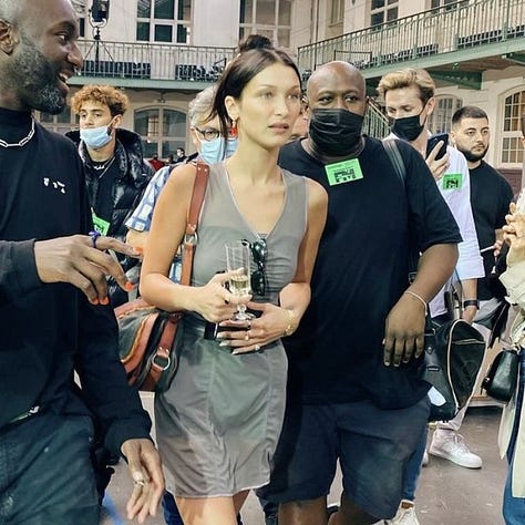 Kate Moss, Gwyneth Paltrow, Bella Hadid
