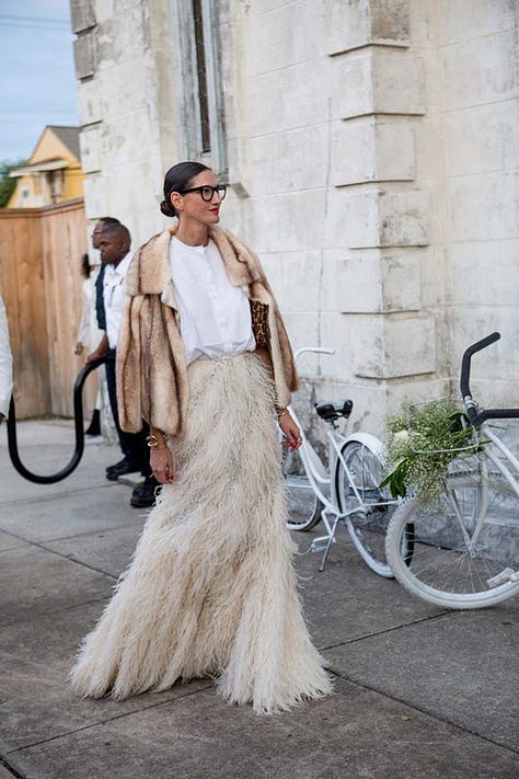 Carolyn Besette Kennedy, Jenna Lyons and Kendall Jenner illustrating the versatility of a button-down