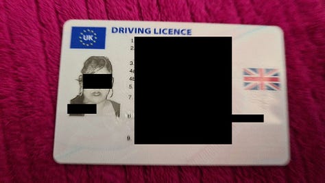 Redacted images of the ID documents exposed on the server. The examples show a UK drivers licence, a Arizona drivers licence and a US passport.