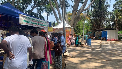 Mango market scenes