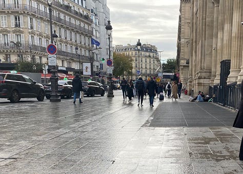 Homeless. Welcome to Strasbourg, to Paris, to Toulouse and Lyon.