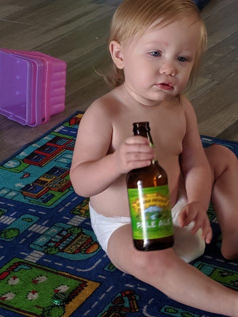 Officer Shawn Freeman of the Mesa Police Department was caught feeding a baby beer from a bottle labeled clearly as containing alcoholic beer, and he did so multiple times while smiling for photos.