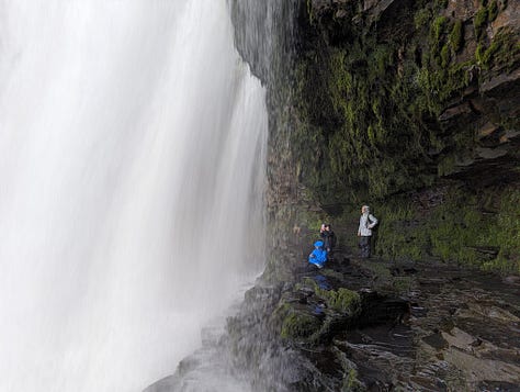 images of waterfalls in the Brecon Beacons