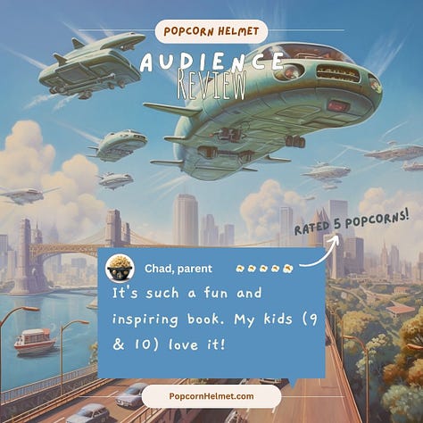 Audience feedback of Andrew Kooman's book Popcorn Helmet