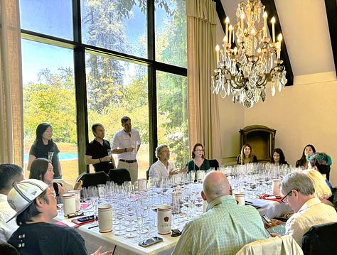 Karen MacNeil wine tasting in Chile