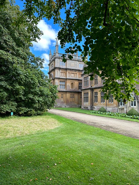 Six photos of the north-facing side of Corsham Court. Images: Roland’s Travels