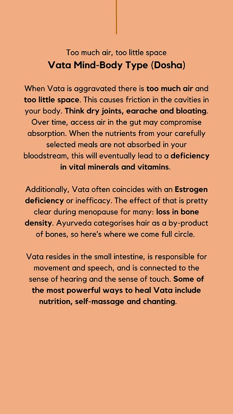 Selfcare guide to stimulate hair growth and reduce hair loss with the help of head massage, ayurvedic herbs, supplements, nutrition and lifestyle as medicine by following guidance for your Dosha