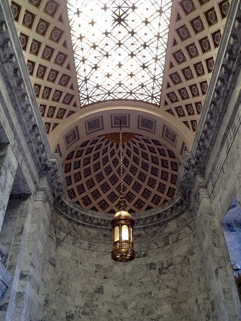 Details of the current Washington State Capitol