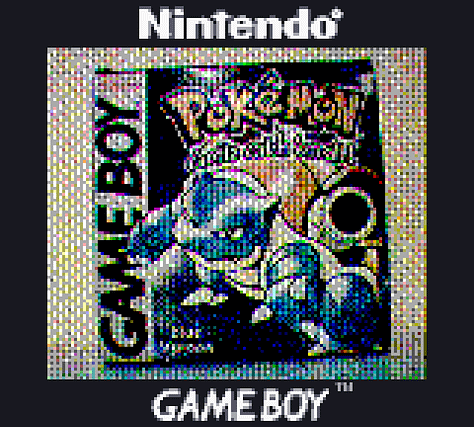 A selection of Pokémon video games, hardware, toys, and electronic devices, taken with the Game Boy Camera through colour lenses (Photo credit: Johto Times)