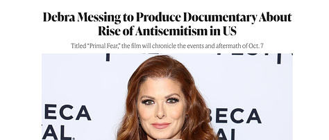 Headlines about Sheryl Sanderg, Debra Messing and Amy Schumer