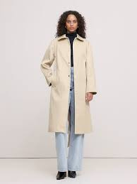 beige mac coat or trench coat options. 