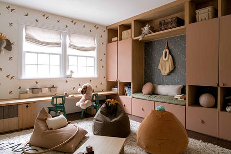 a selection of stylish kids' playrooms