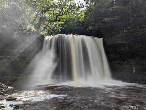 guided walk of the Brecon Beacons waterfalls