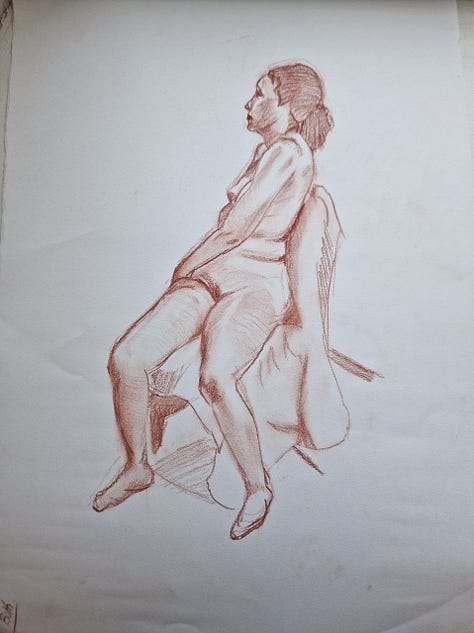 nude female life drawing cardiff  cowbridge