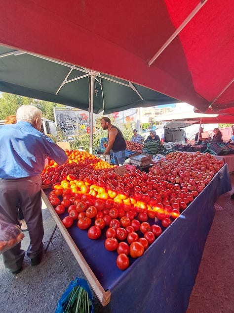 Iraklion Thursday market, Crete