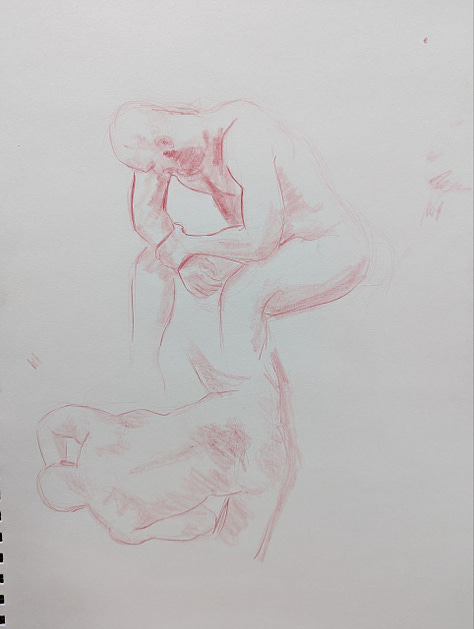 life drawing cardiff model