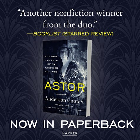 cover of the Astor paperback paired with complimentary quotes from media outlets