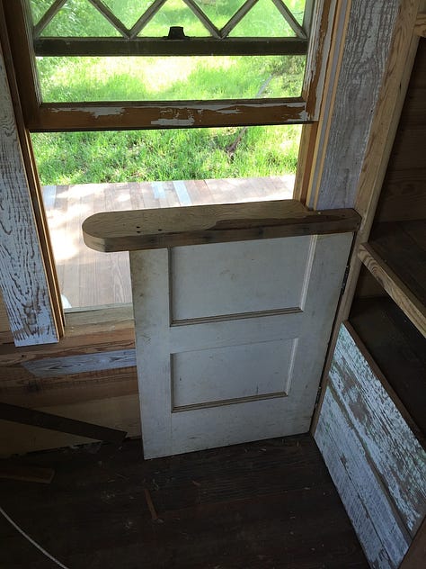 The drawers were for the bottles as this was intended as a bit of a party house... not their main house.