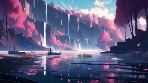 Niji-Journey anime images using the Scenic style