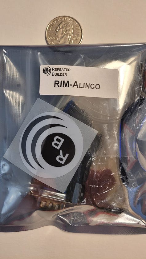 Photos of the RIM-Alinco package and contents
