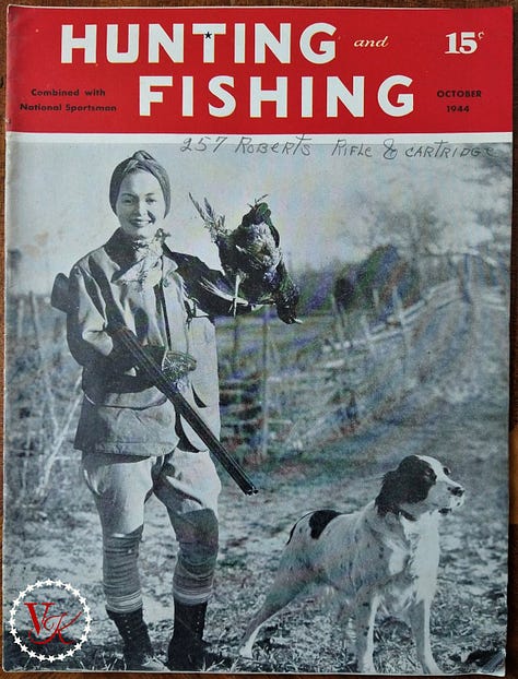 vintage magazine covers featuring hunting themes