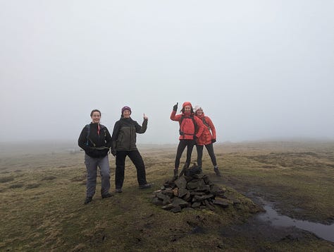 mountain walk in the brecon beacons