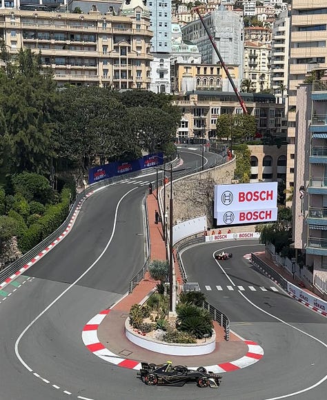 Formula E from the Hairpin corner